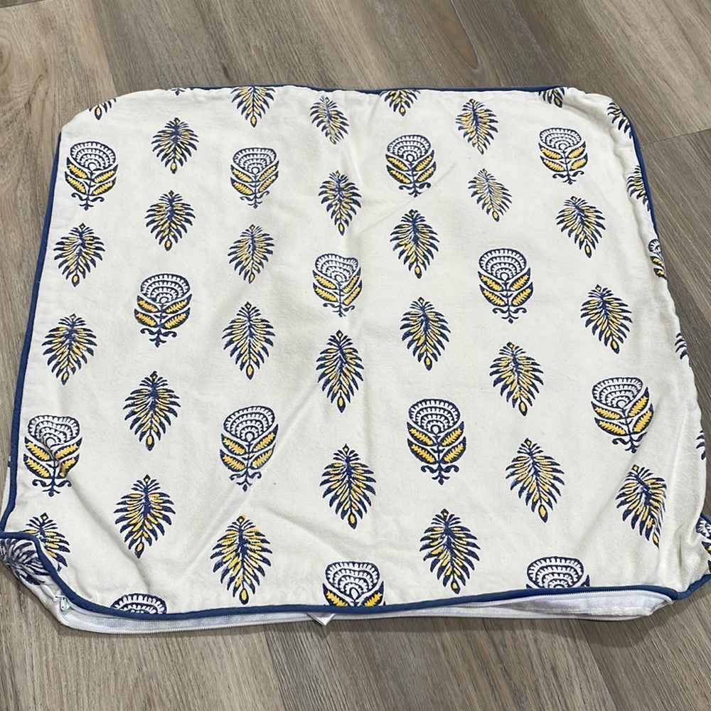 Double sided decorative pillow cover